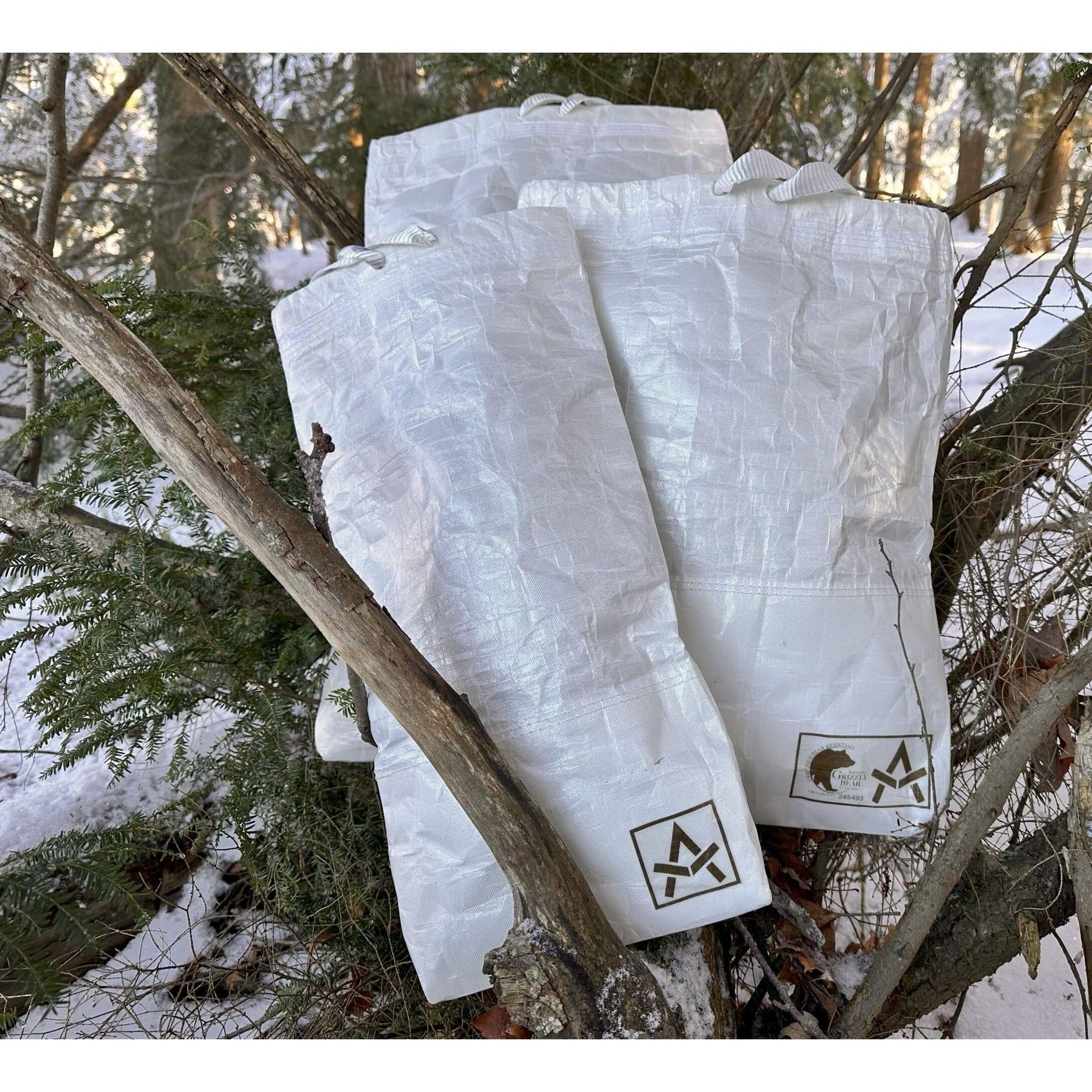 Ultralight Bear Locker: Grizzly Bear Resistant Bag Adotec Gear Lightweight Waterproof Snow Pants for Outdoor Activities in White for Snowy Weather