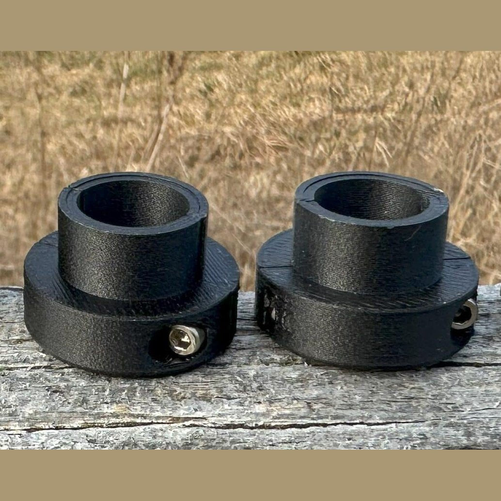 Hiker’s Helper Massage Roller Adotec Gear Black 3D Printed Coupler Adapters for Durable Connection Solutions
