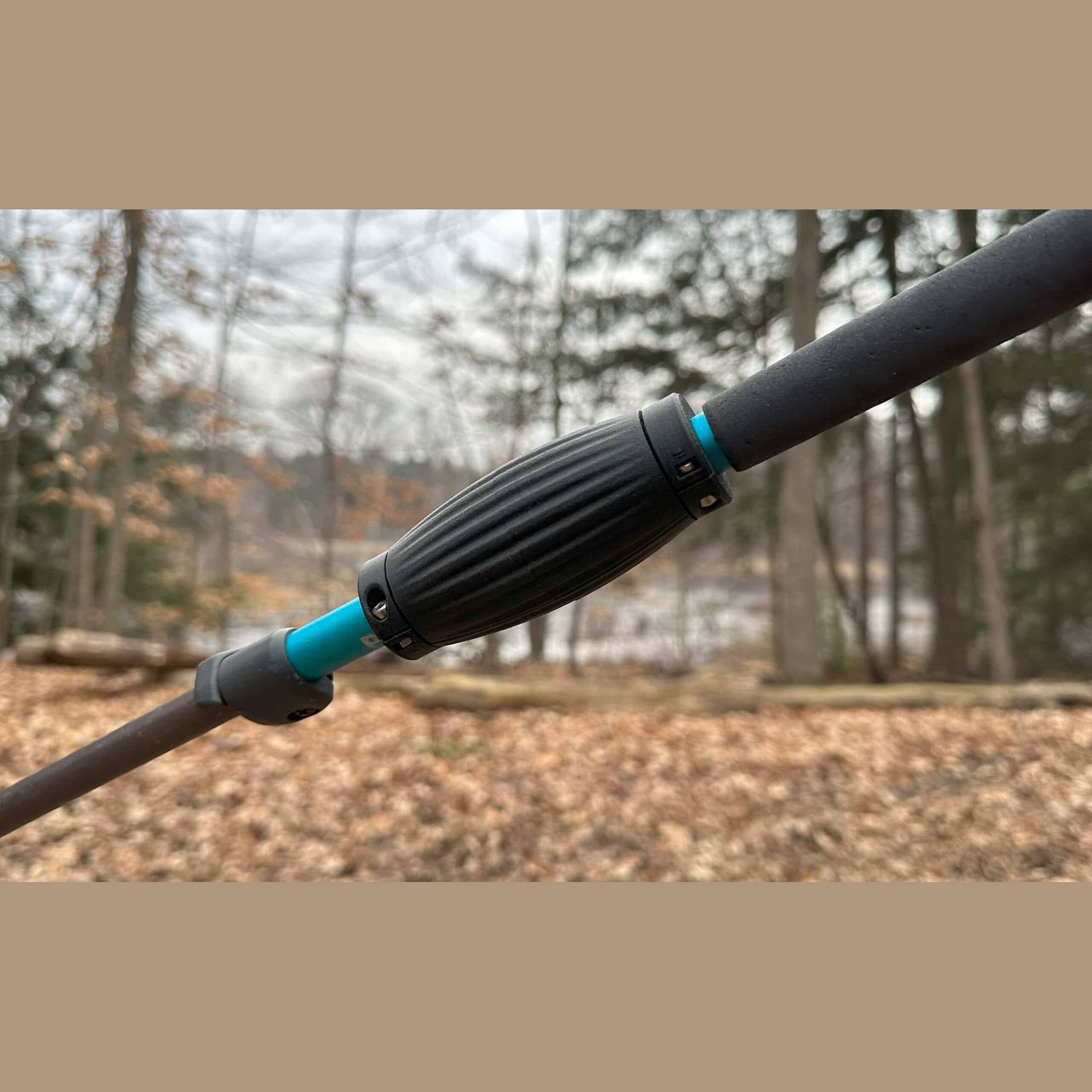 Hiker’s Helper Massage Roller Adotec Gear Fishing Rod Handle with Ergonomic Grip for Comfortable Use Outdoors