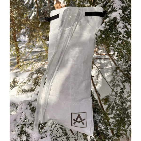 Adotec Gear bear-resistant food bag designed for outdoor adventures and camping trips in snowy conditions