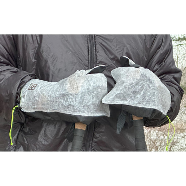 Adotec Gear waterproof mitt stuff sacks designed for protecting hands during outdoor activities